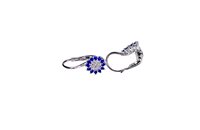 Orecchini Stocco Gioielli Donna in Oro bianco Zircone ORS 23 - ORS 23